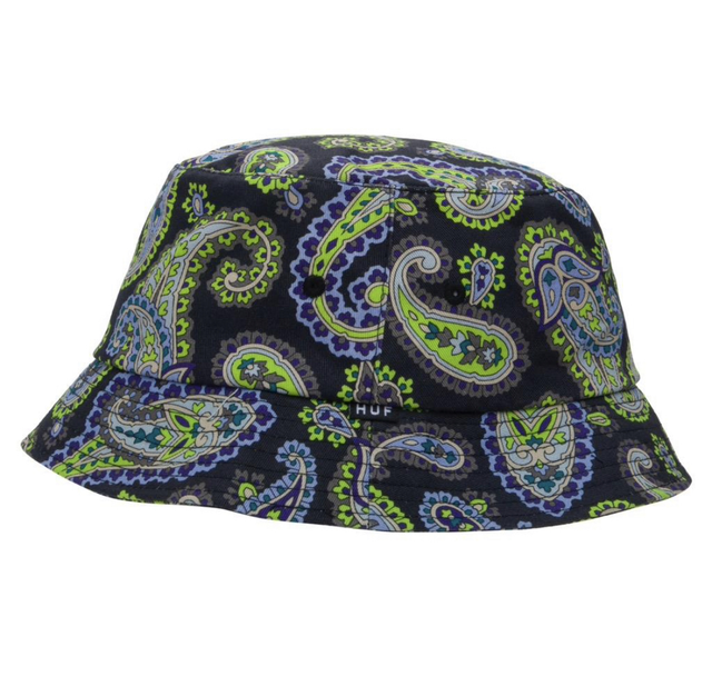 HUF Paisley nicket hat - black  