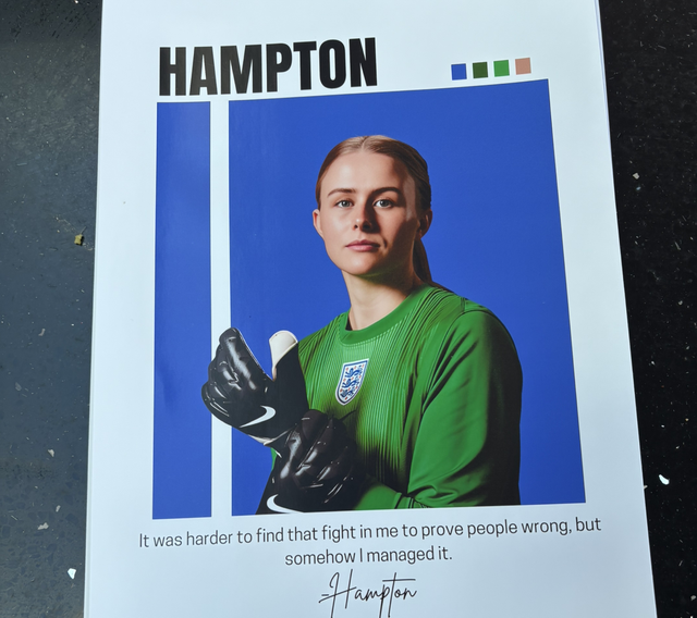 Hannah Hampton A4 Poster 