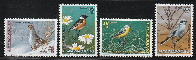 Luxembourg 1994 Birds Set MNH