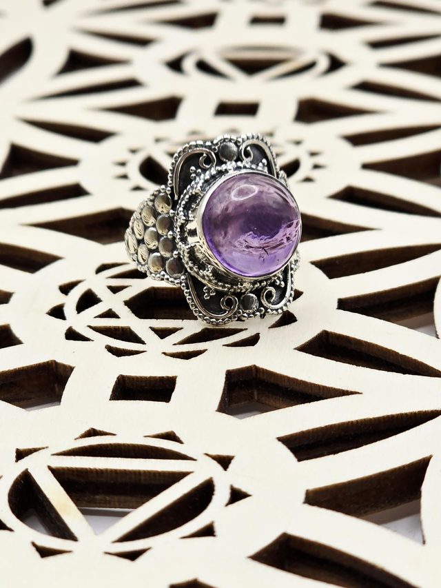 Bague Améthyste et Argent 925 
