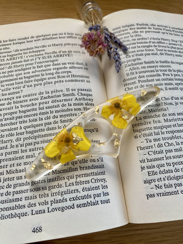 Bague de lecture - boutons d'or