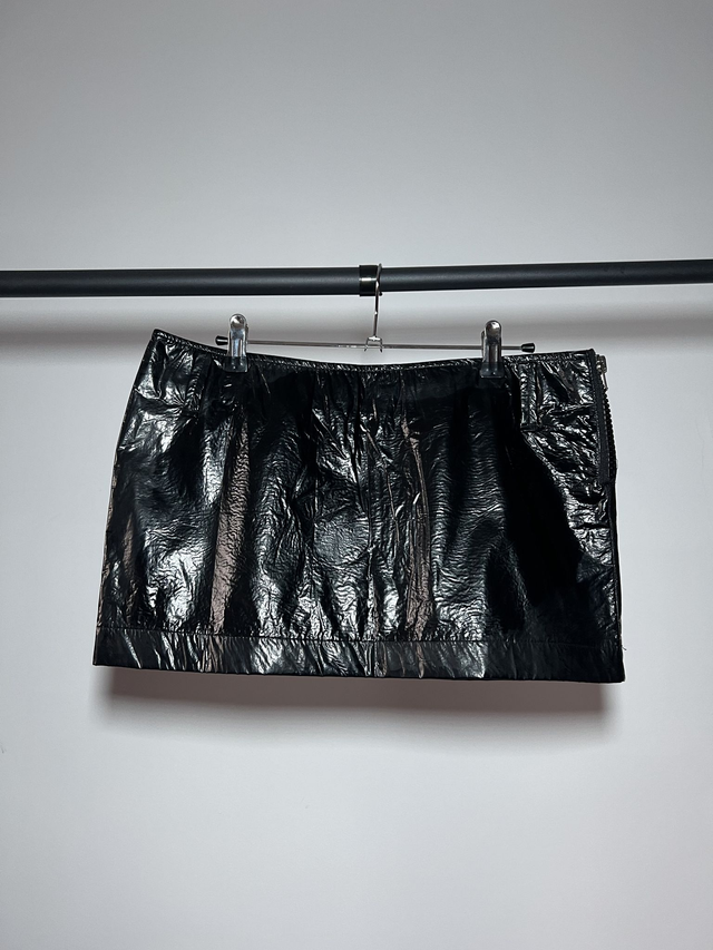 Glossy mini skirt #0097 