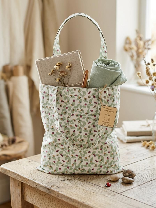 Handmade Cotton Tote Bag