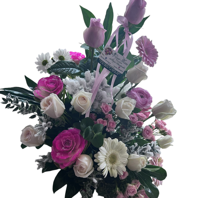 Composizione colori tenui 