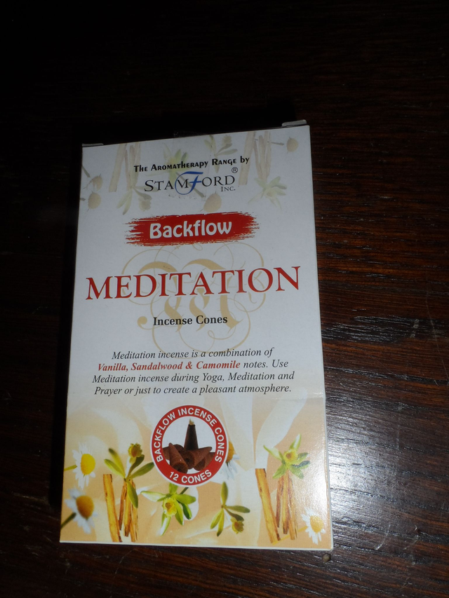 Cônes d'encens Backflow Méditation - Stamford