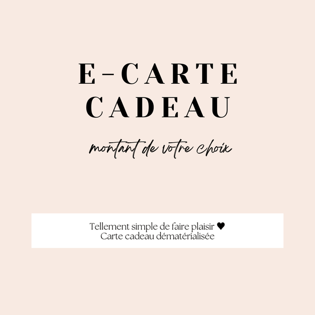 E-Carte cadeau