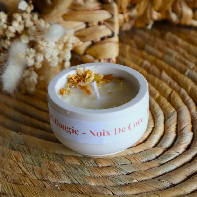 Mini Bougie - Noix De Coco