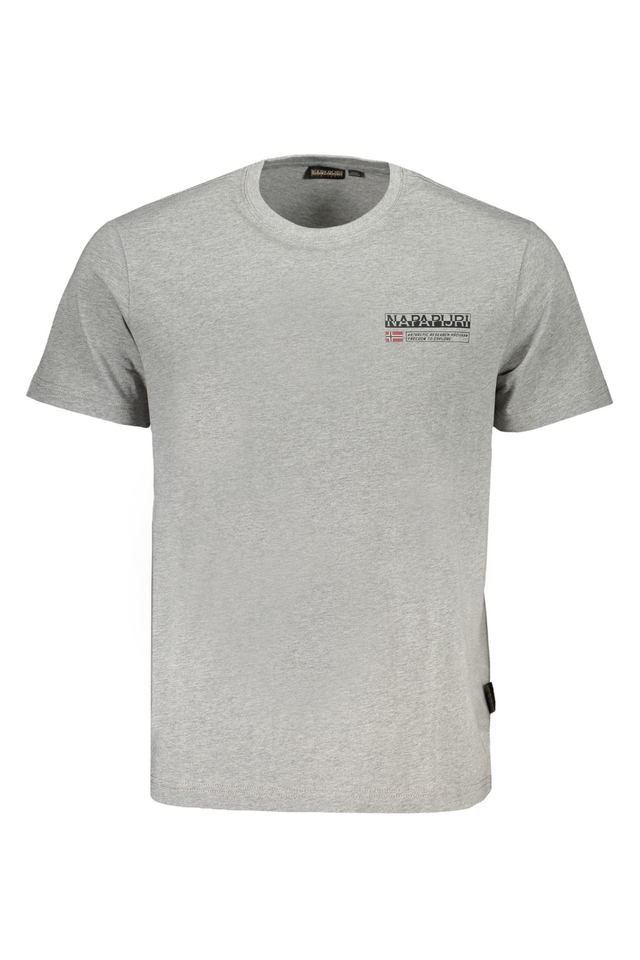 NAPAPIJRI T-SHIRT MANICHE CORTE UOMO GRIGIO
