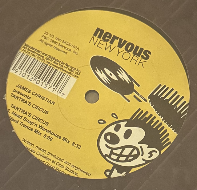 JAMES CHRISTIAN - TANTRA'S CIRCUS - NERVOUS