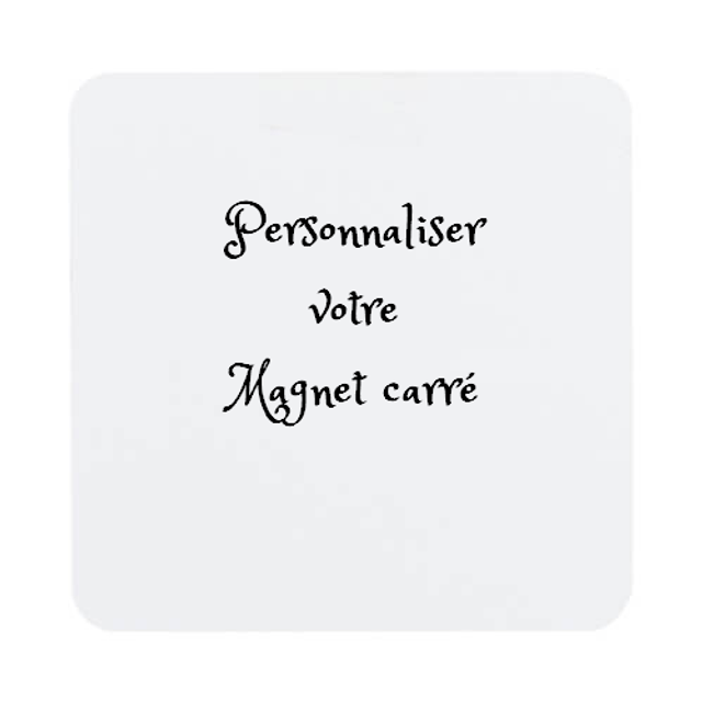 Magnet carré personnalisable