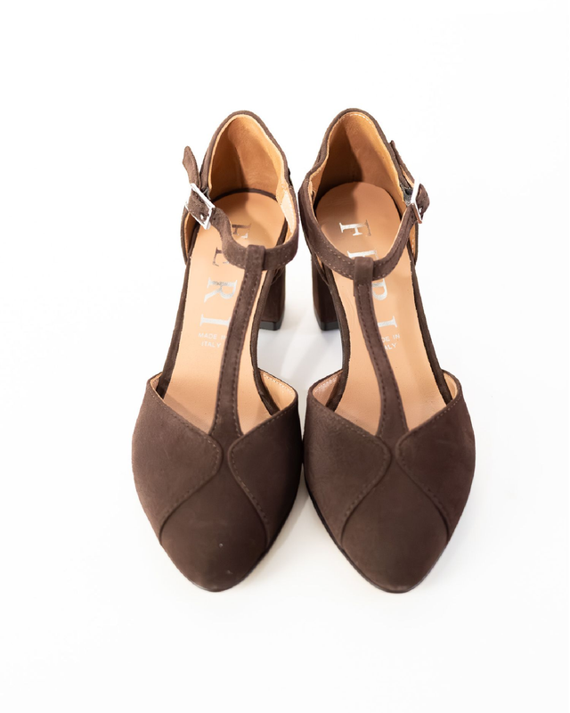 Mary Jane in camoscio