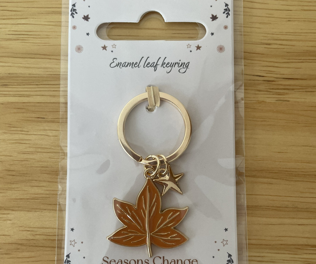 Leaf keyring