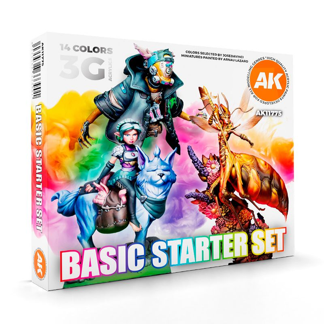 AK 3rd Gen Paintset: BASIC STARTER SET 
