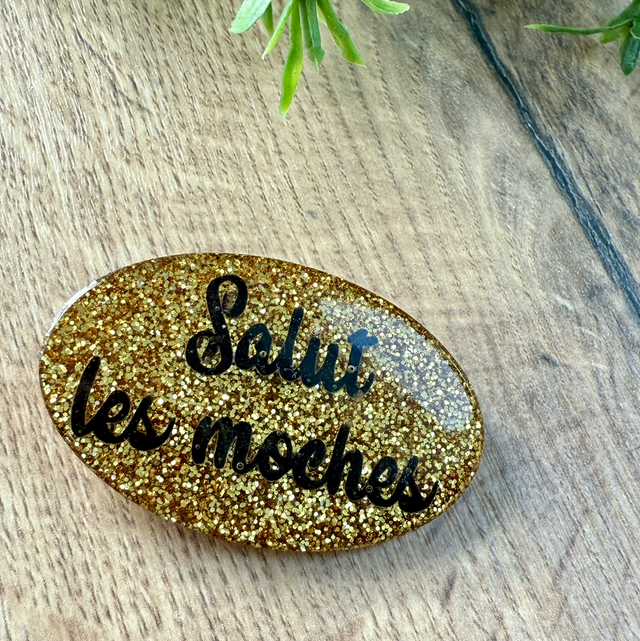 Broche « Salut les moches » 
