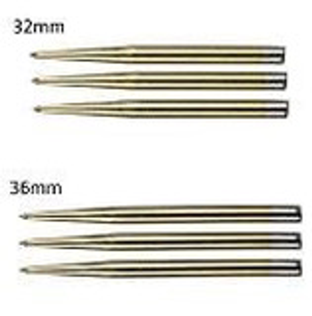 TARGET GOLD / GOLDEN REPLACEMENT DART POINTS 