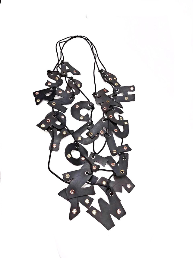 ETHICA LETTERS NECKLACE