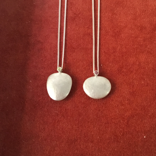 Drop Pendant with stone
