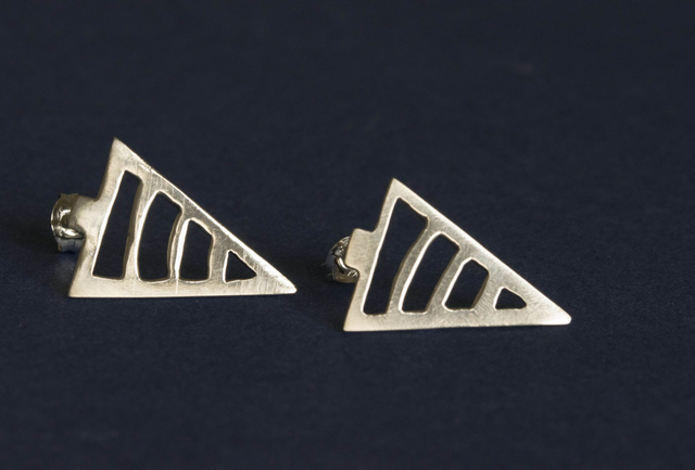 Silver Fir Tree Ear Studs