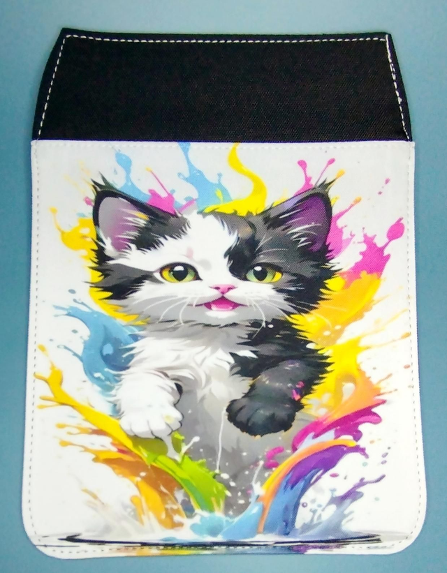 Rabat de sacoche &quot;chaton&quot;  
