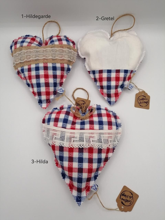 Cœur romarin (à suspendre) 