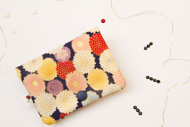 Monedero doble Chrysanthemums 