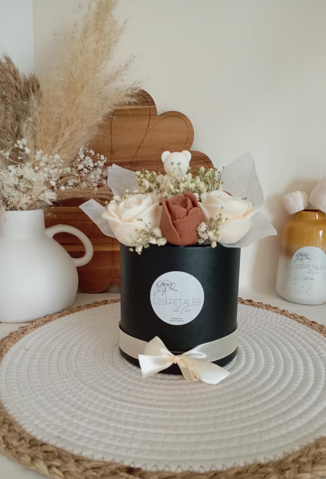 Bouquet naissance « Premier Cocon » – Parfum Mimosa