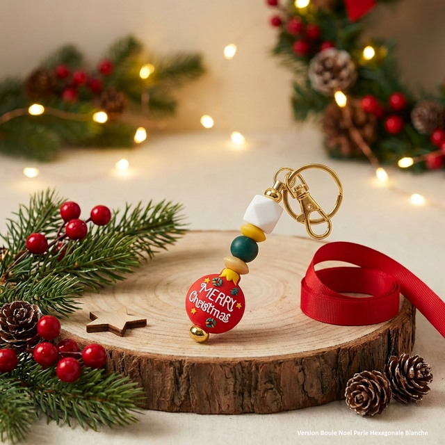 Porte-clé Noël - Boule