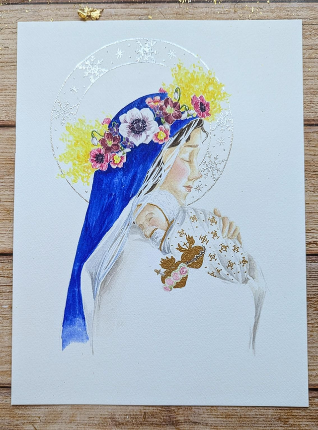 Vierge à l&#039;Enfant d&#039;hiver 