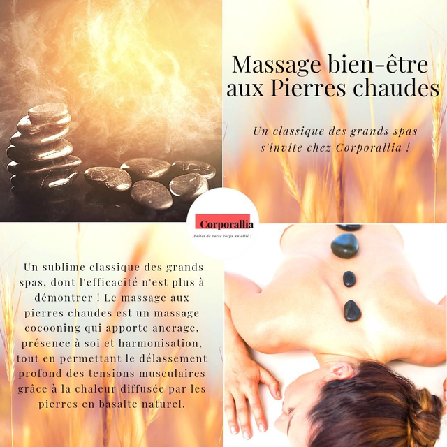 Massage aux Pierres chaudes