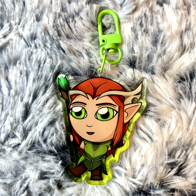 Keyleth (Vox Machina, Critical Role) Keychain