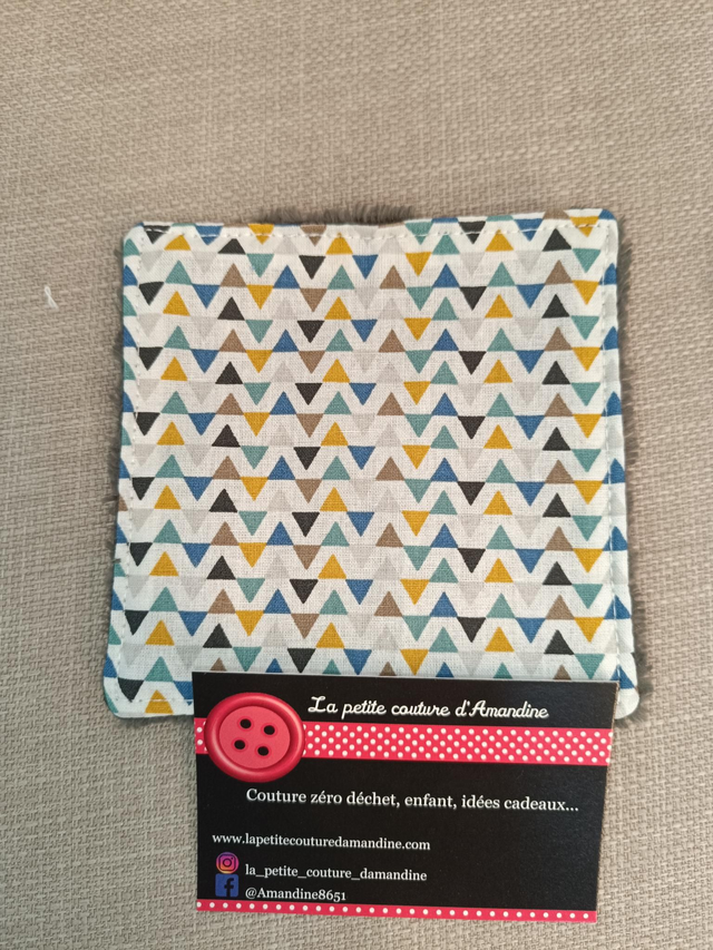 Coton motif géométrique 