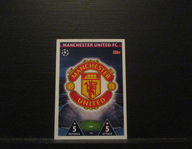 MANCHESTSER UNITED FC - UEFA Champions League Match Attax 2018/19 Original Trading Card #163