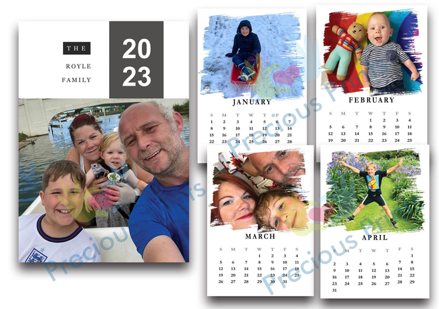 Personalised Calendar with your own photo's