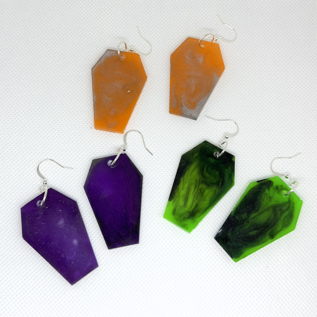 Coffin Earrings