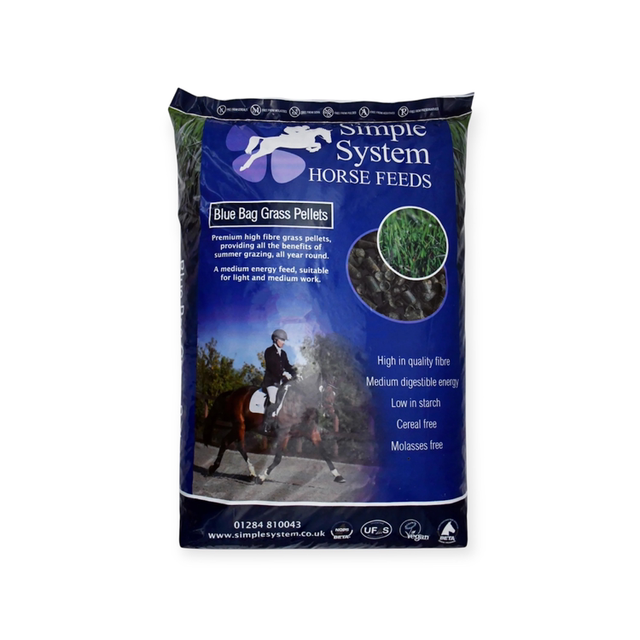 Simple Systems Blue Bag Grass Pellets 20kg PRE ORDER