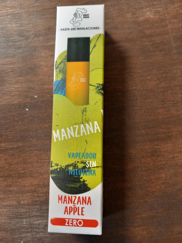Vaper manzana zero
