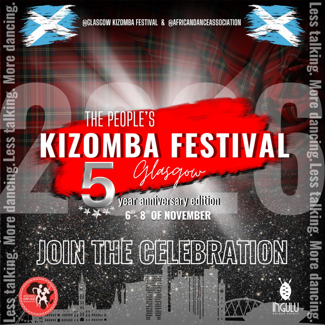 Glasgow KIZOMBA Festival COUPLE PASS (super early bird)