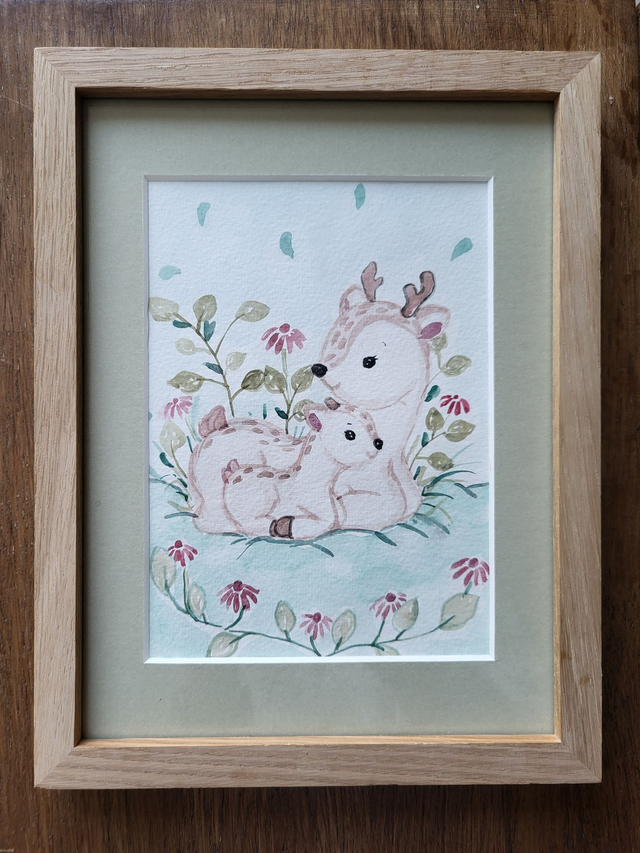 Les deux petits faons 