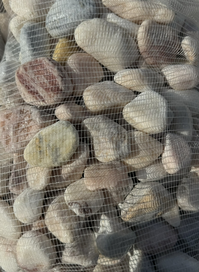 GALET BLANC ROSÉ 40 -60 mm