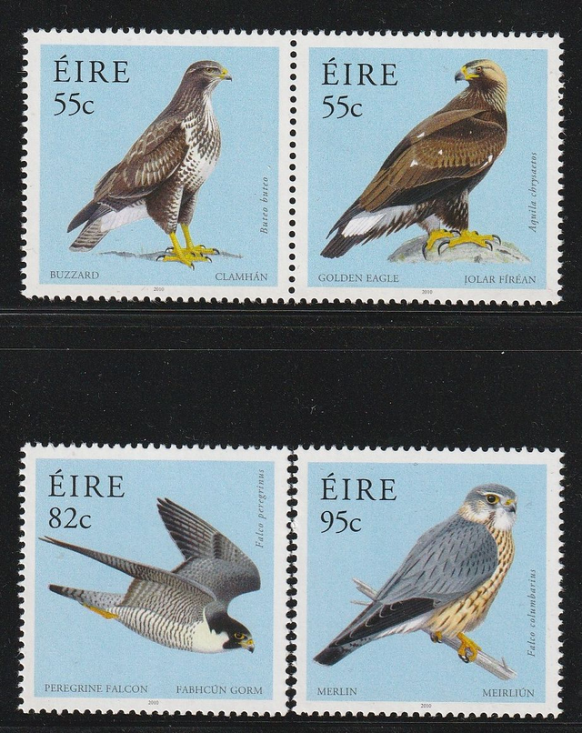 Ireland 2010 Birds of Prey Set MNH
