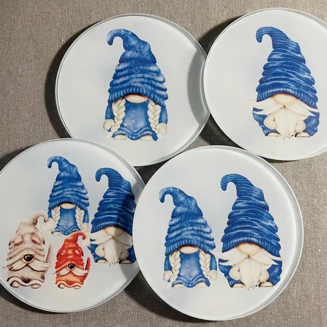 Glass Coaster(s) (personalised) 10cm