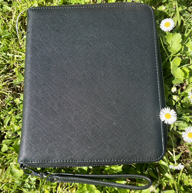 Porta documenti ecopelle saffiano