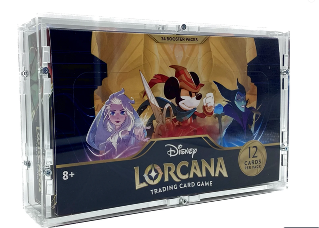 Acrílico para Disney Lorcana Display Booster Box Primer Capítulo y Rise of the Floodborn
