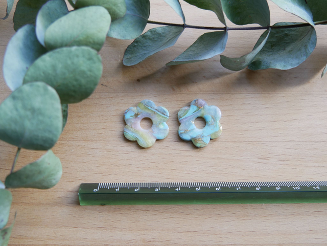 Bloom marbré (rose/bleu/jaune)