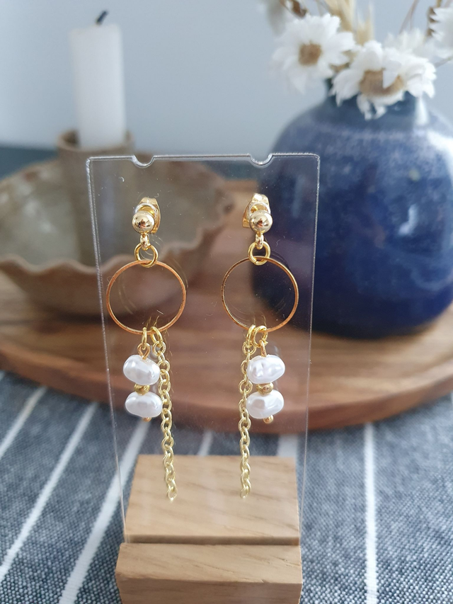 Boucles d'oreilles gold Célina