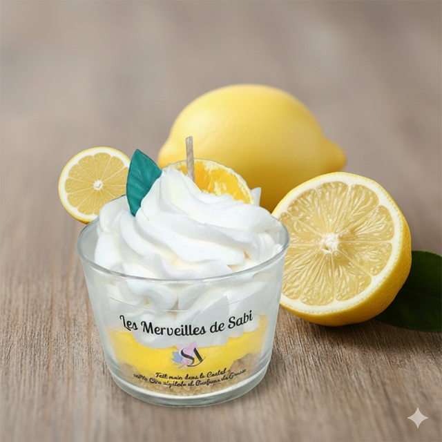 Bougie Citron meringué