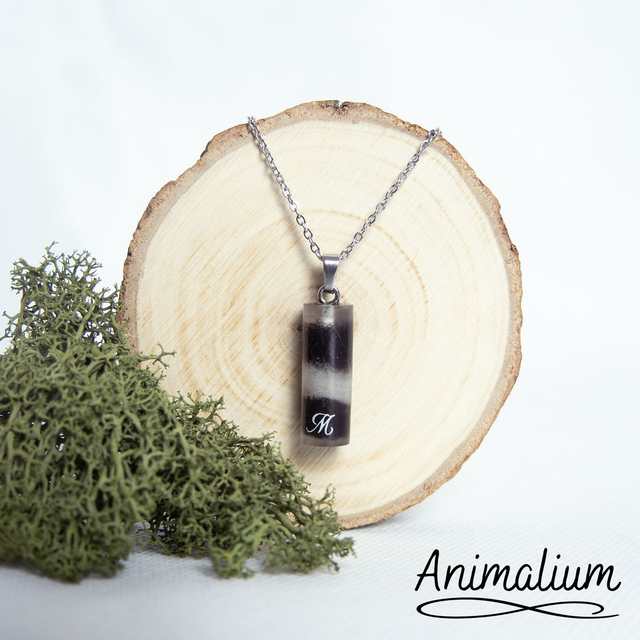 Collier cylindre poils