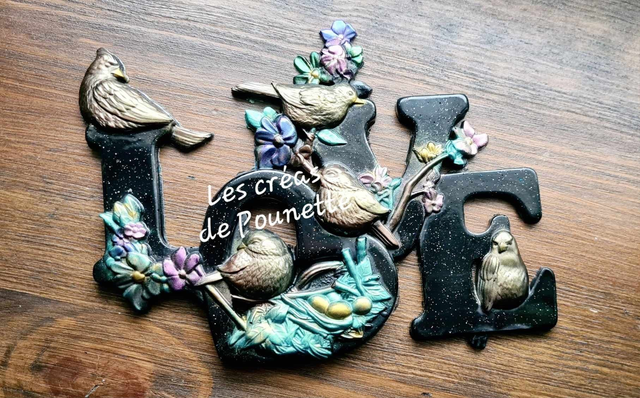 Mots décoratifs à personnaliser