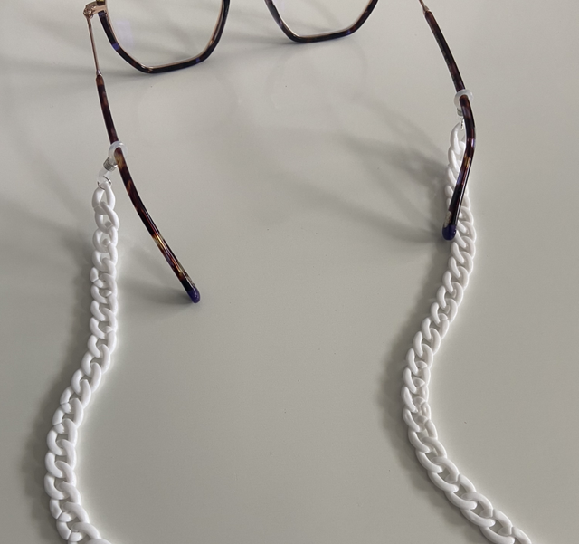 Chaîne de lunettes « Blanche »