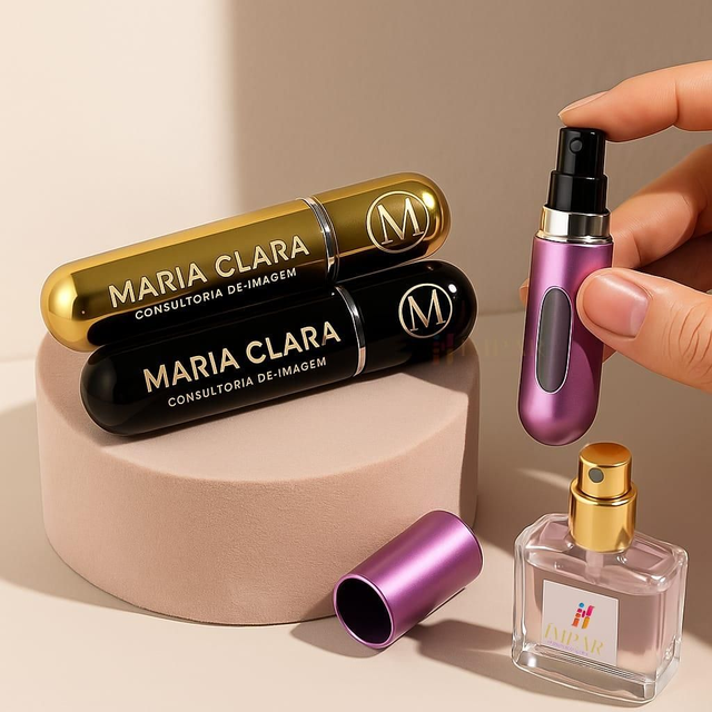 Frasco de Perfume Portátil Recarregável |Mini Porta Perfume de Bolso